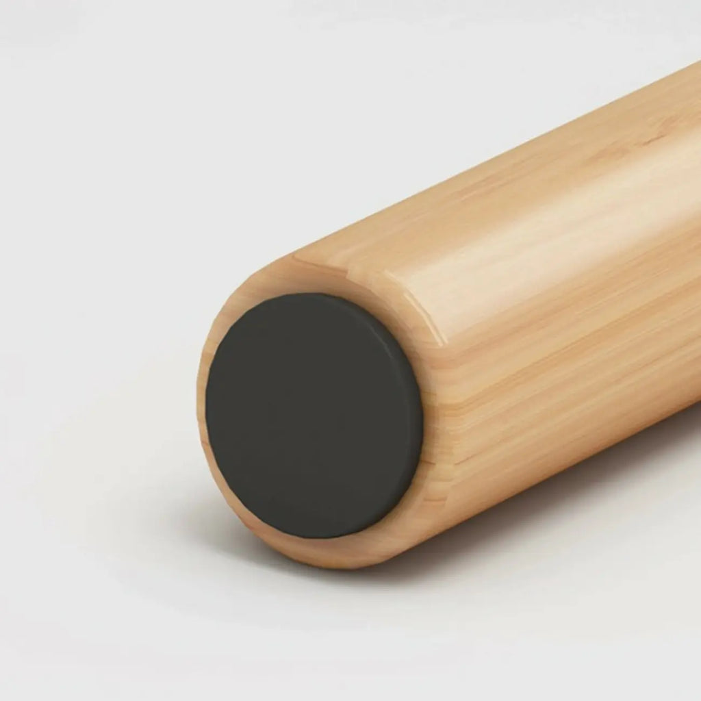 Table d'appoint ronde en bois à 2 niveaux avec rangement pour salon