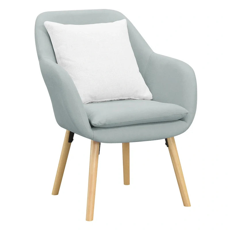 Fauteuil d'appoint rembourré à oreilles Charlotte « Take a Seat » de Convenience Concepts