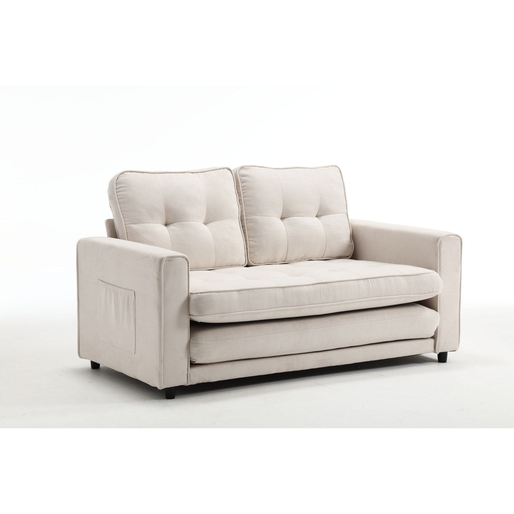 Canapé-lit futon convertible 3 places
