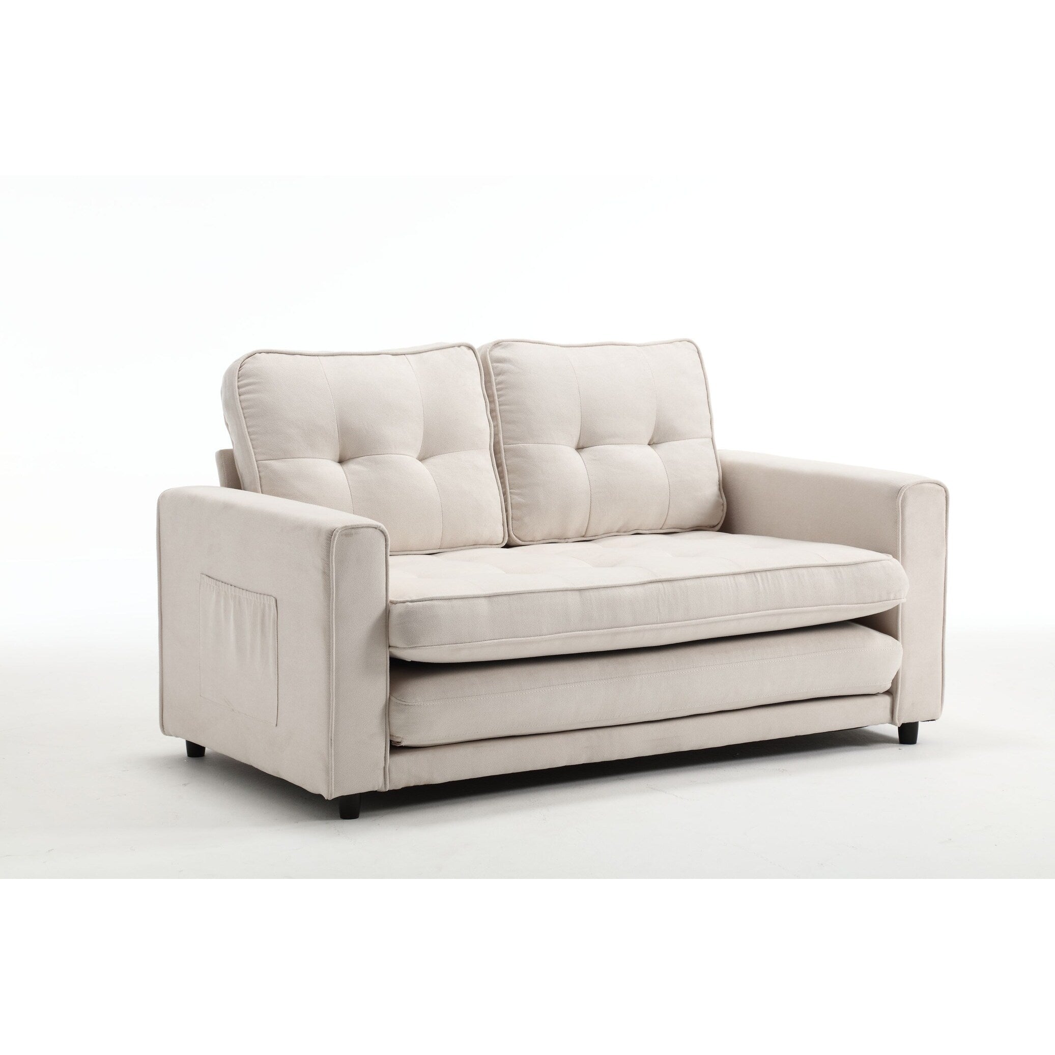 Canapé-lit futon convertible 3 places