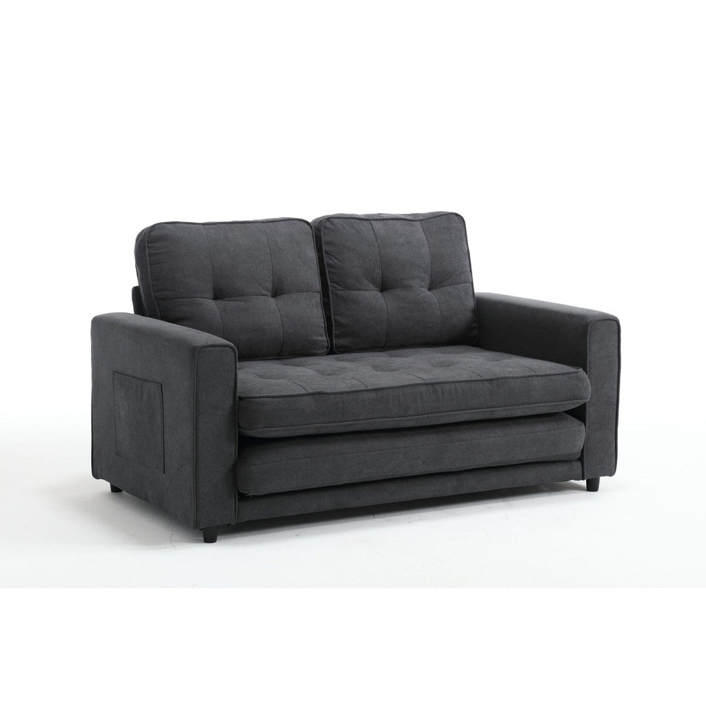 Canapé-lit futon convertible 3 places
