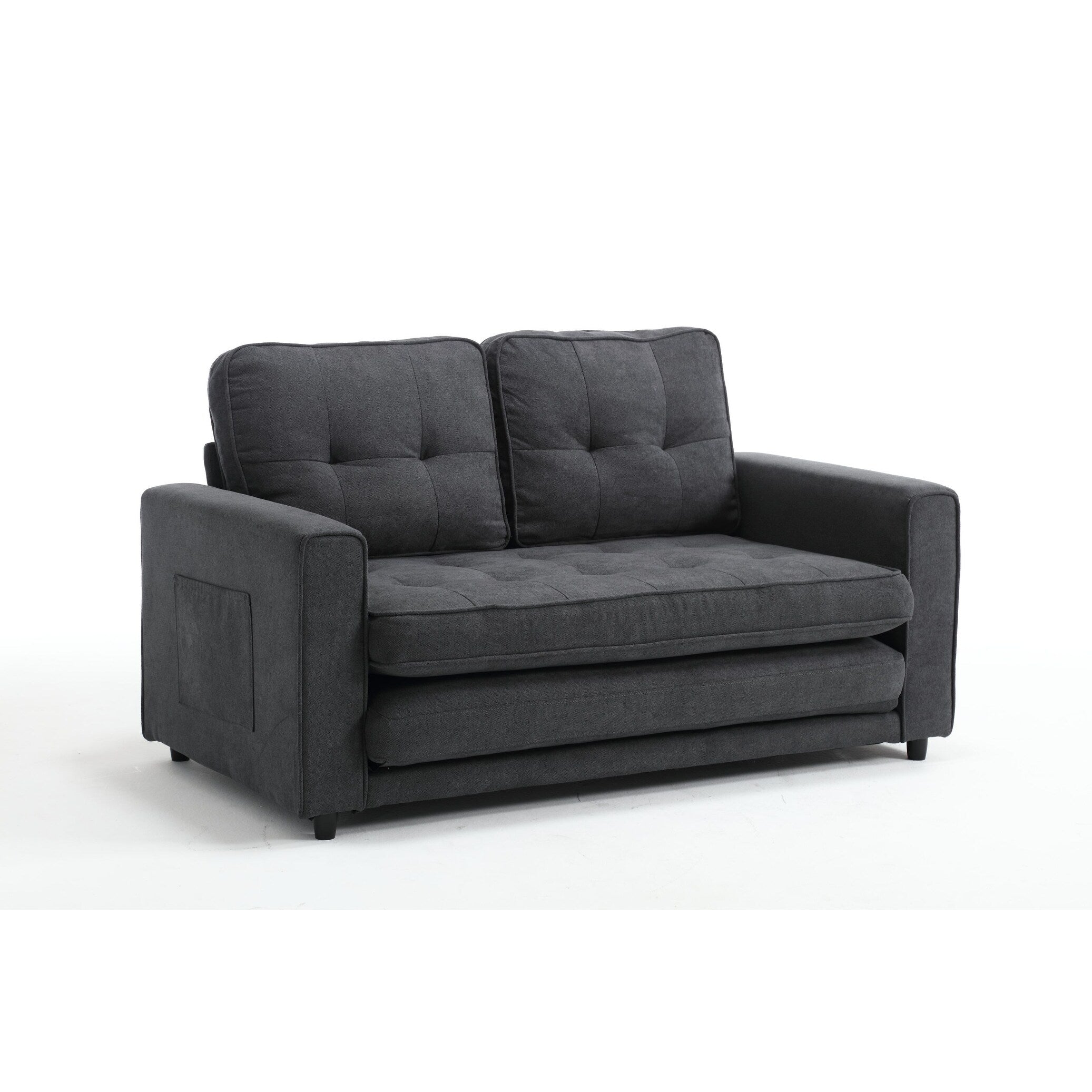 Canapé-lit futon convertible 3 places