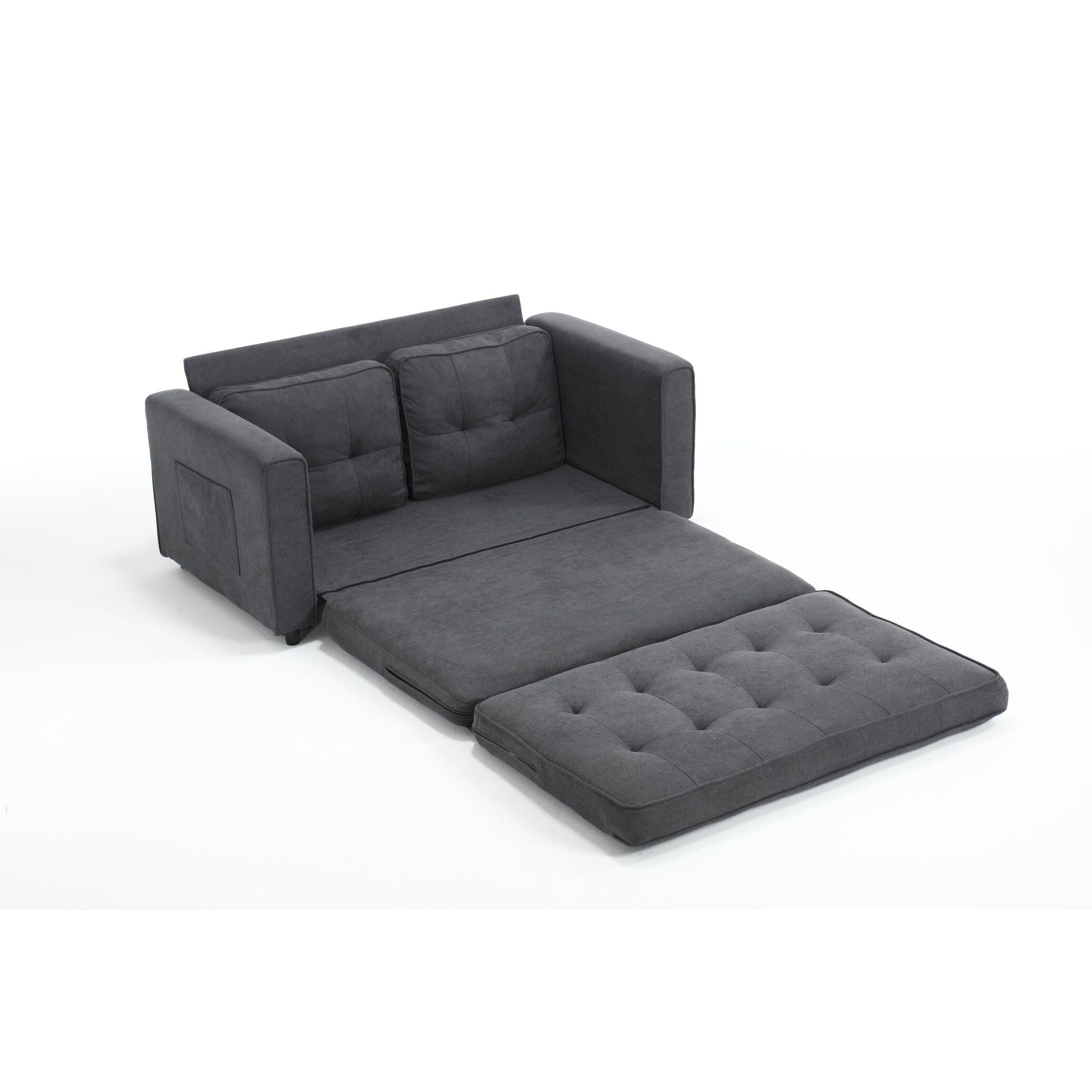 Canapé-lit futon convertible 3 places
