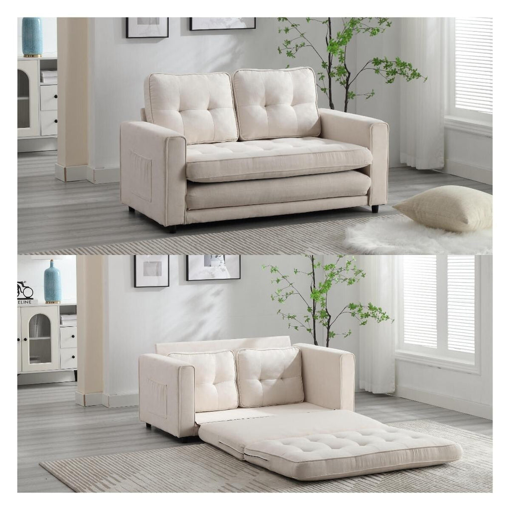 Canapé-lit futon convertible 3 places