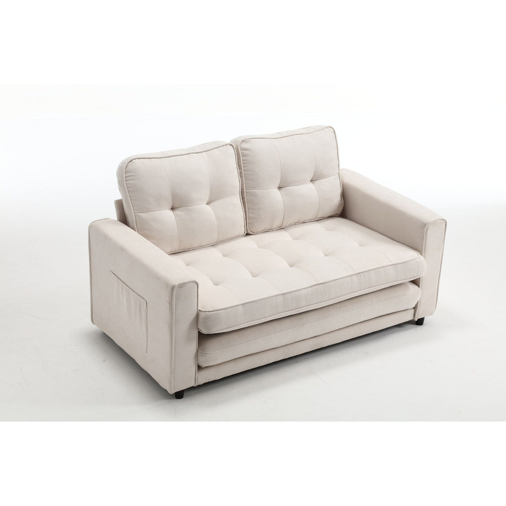 Canapé-lit futon convertible 3 places