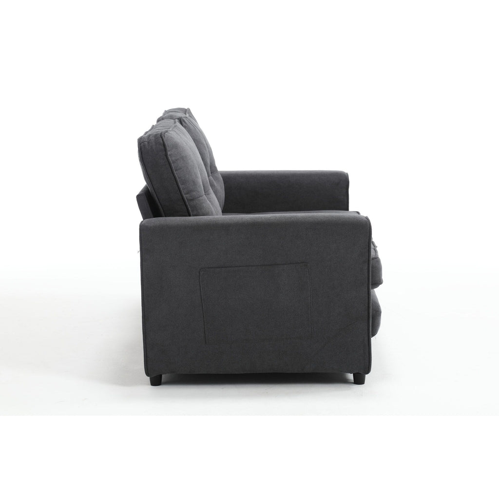 Canapé-lit futon convertible 3 places