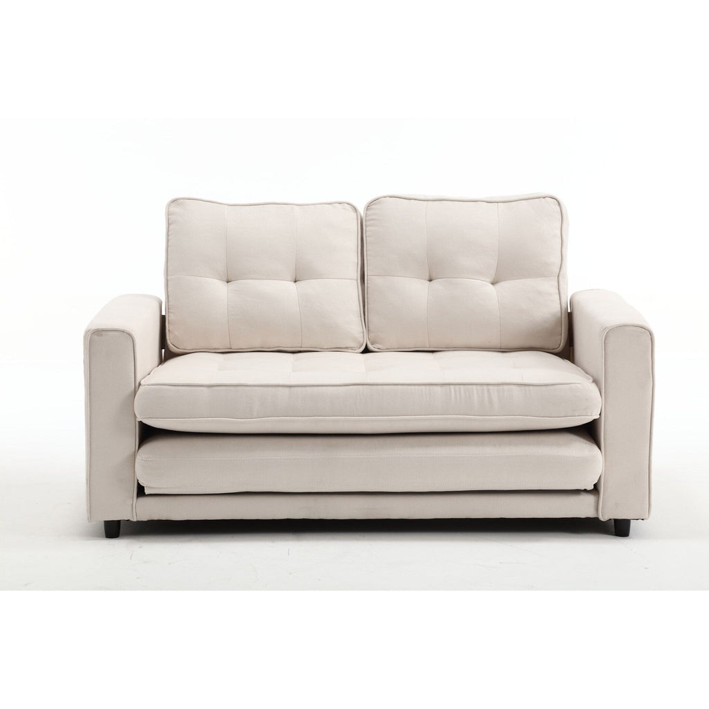 Canapé-lit futon convertible 3 places