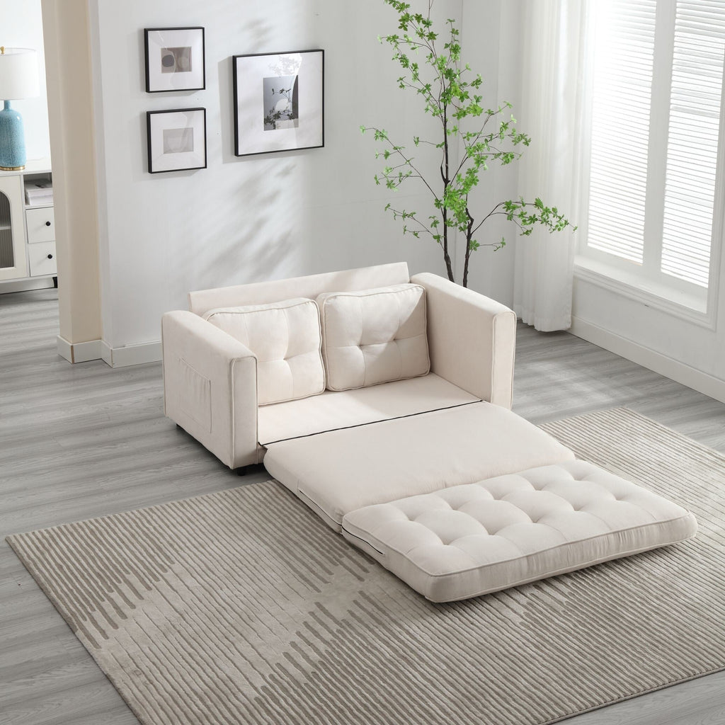 Canapé-lit futon convertible 3 places