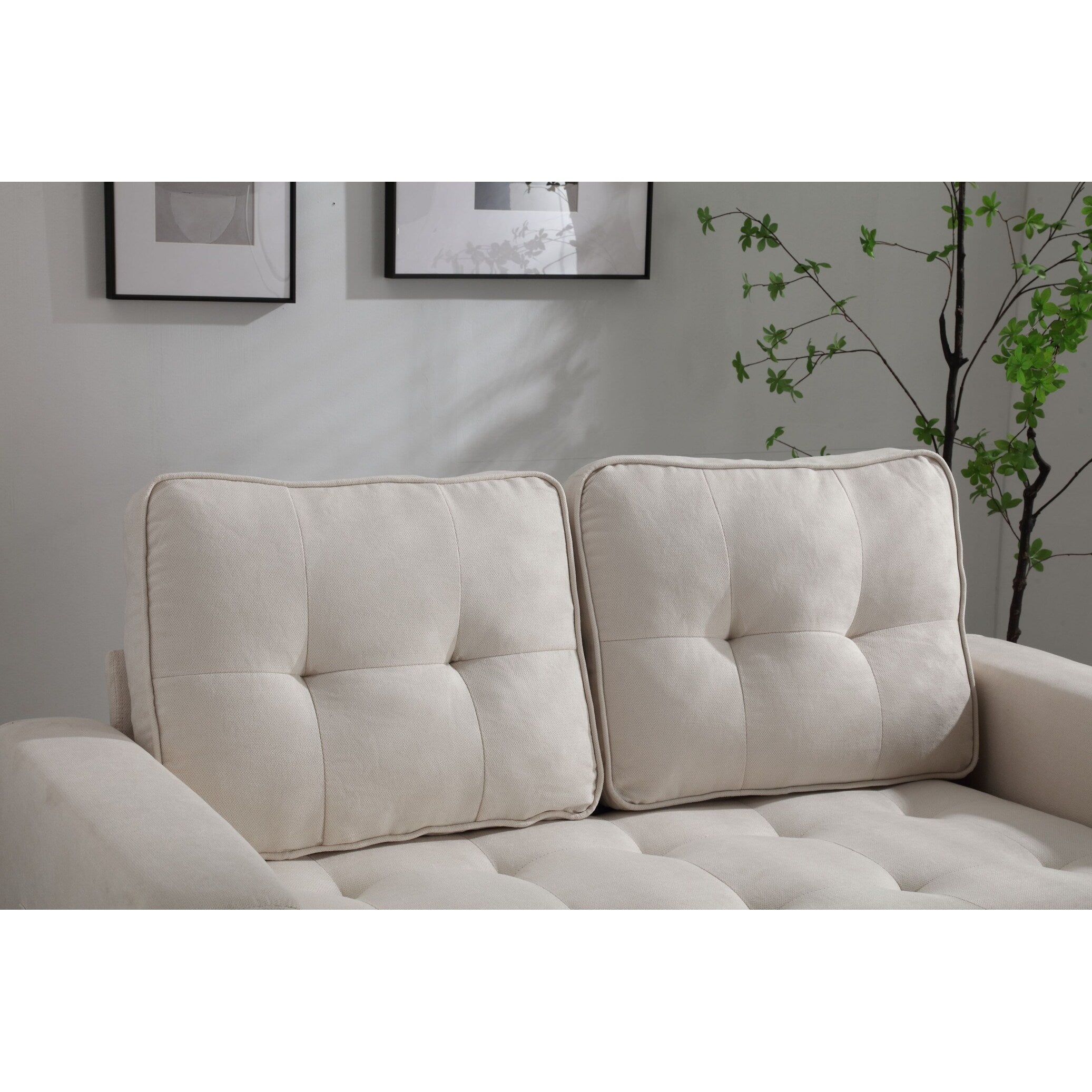Canapé-lit futon convertible 3 places