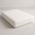 Matelas rectangulaire en mousse à mémoire de forme blanc 200x140x20 cm