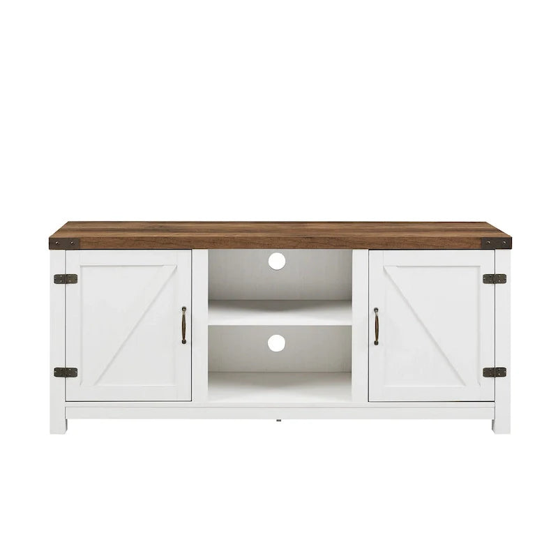 Meuble TV avec porte de grange Middlebrook Firebranch 58 pouces