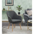 Fauteuil d'appoint rembourré à oreilles Charlotte « Take a Seat » de Convenience Concepts