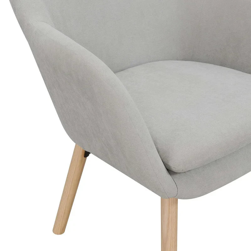 Fauteuil d'appoint rembourré à oreilles Charlotte « Take a Seat » de Convenience Concepts