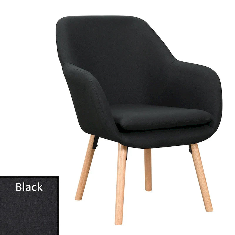 Fauteuil d'appoint rembourré à oreilles Charlotte « Take a Seat » de Convenience Concepts