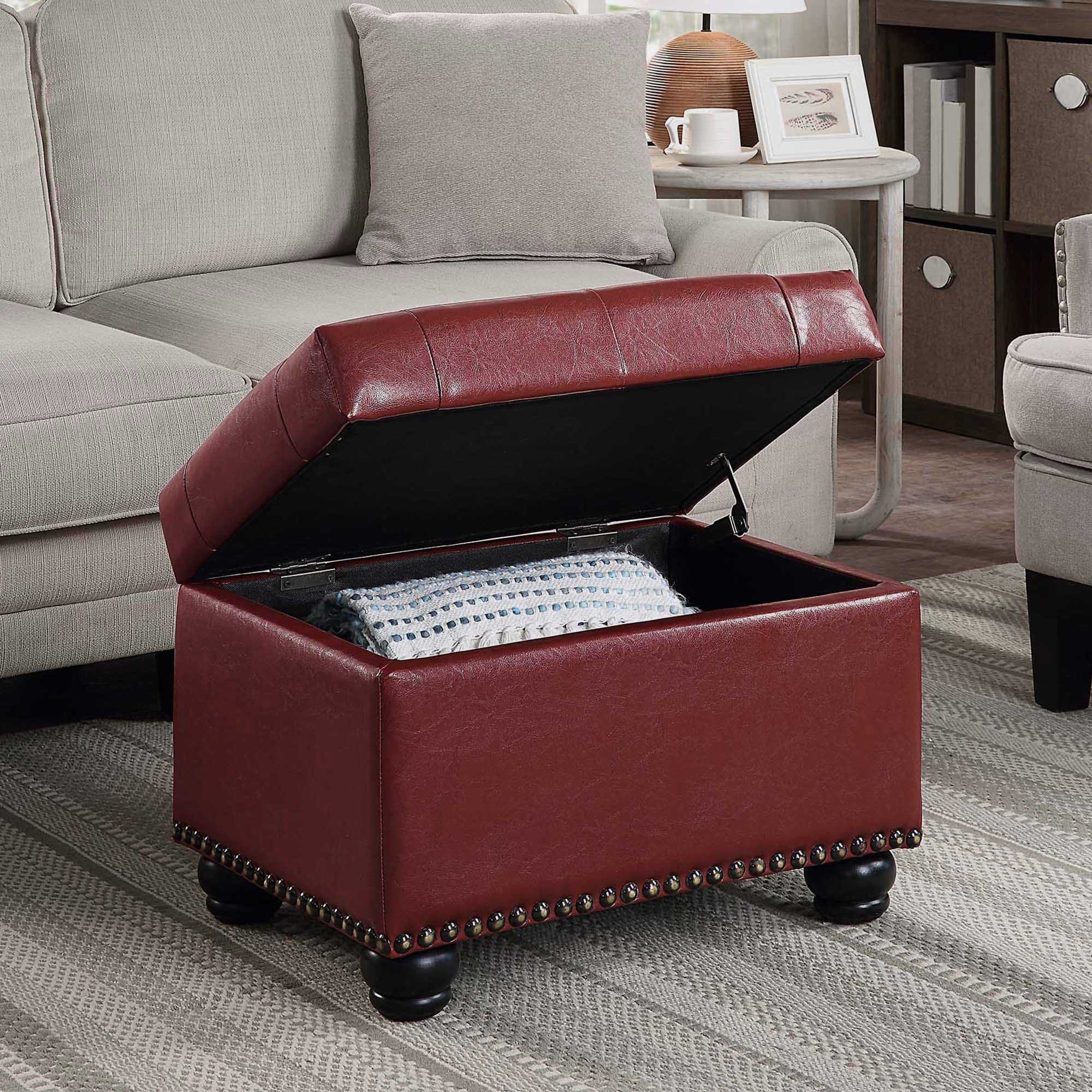 Pouf de rangement Convenience Concepts Designs4Comfort 5th Avenue