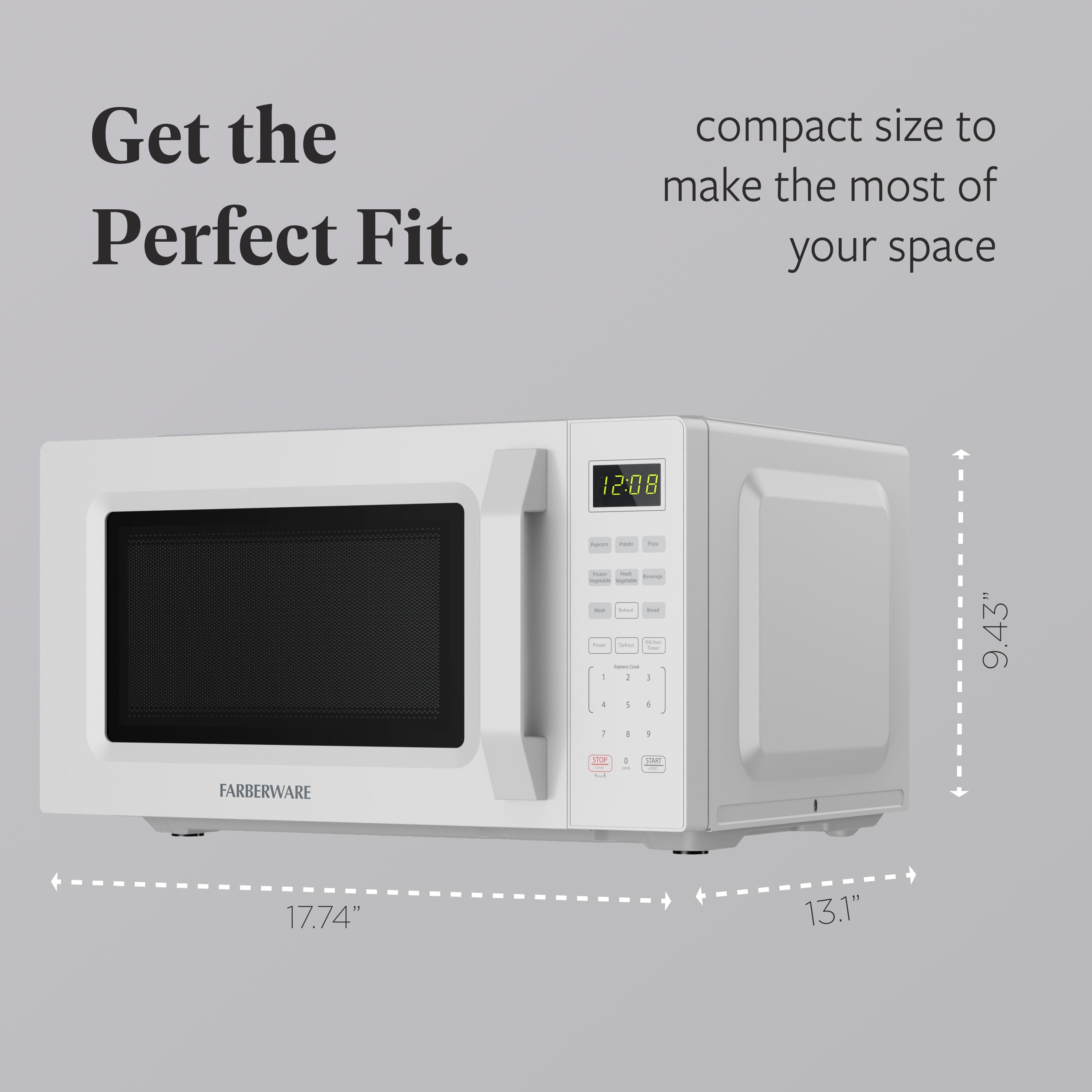 Micro-ondes de comptoir compact Farberware de 700 watts
