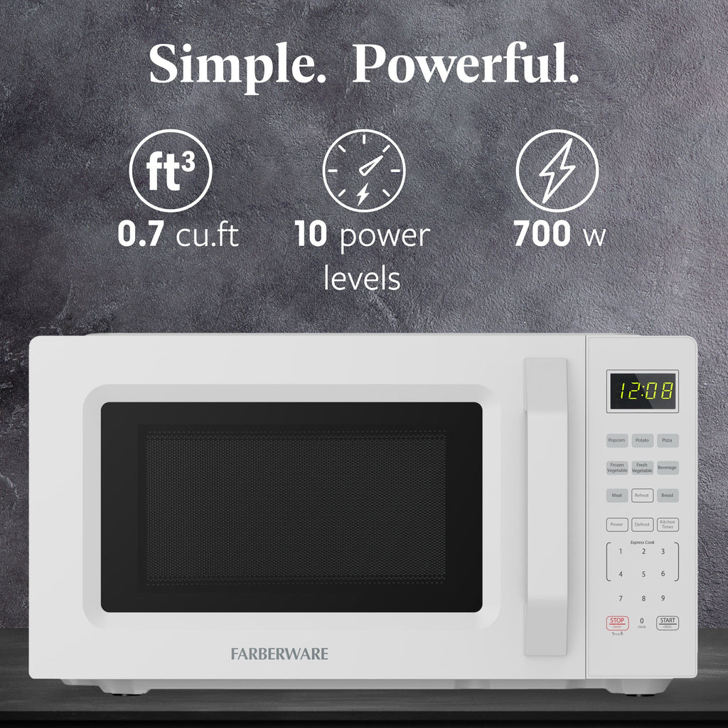 Micro-ondes de comptoir compact Farberware de 700 watts