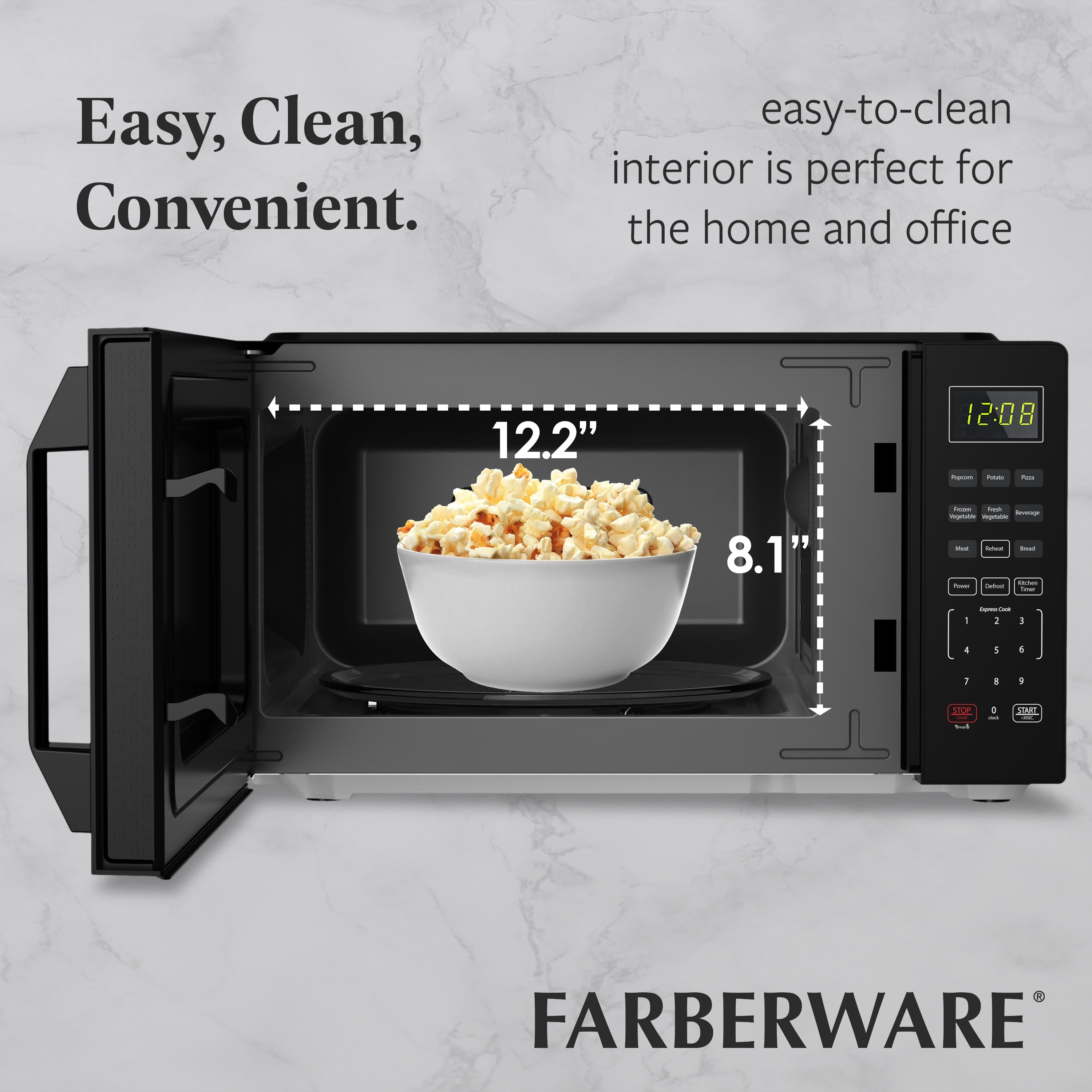 Micro-ondes de comptoir compact Farberware de 700 watts