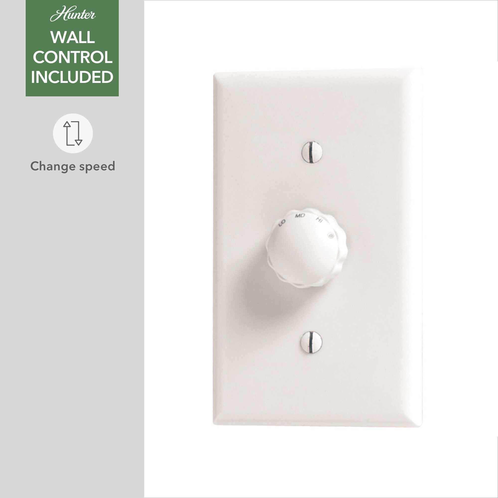 Ventilateur de plafond intérieur/extérieur Hunter 52 Shorebreak WeatherMax avec commande murale - Résistant aux intempéries extrêmes, au sel et à la corrosion