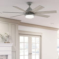 Ventilateur de plafond Hunter WiFi Whittington avec lumière LED, télécommande portable - Moulin à vent - Style industriel, campagnard, rustique - VENTILATEUR INTELLIGENT !