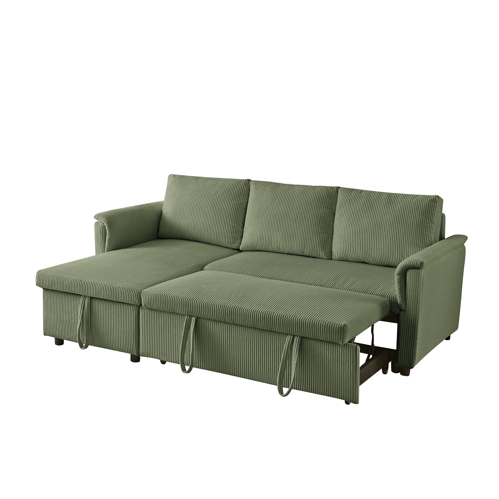 Canapé deux places avec méridienne, canapé d'angle modulable convertible avec méridienne de rangement