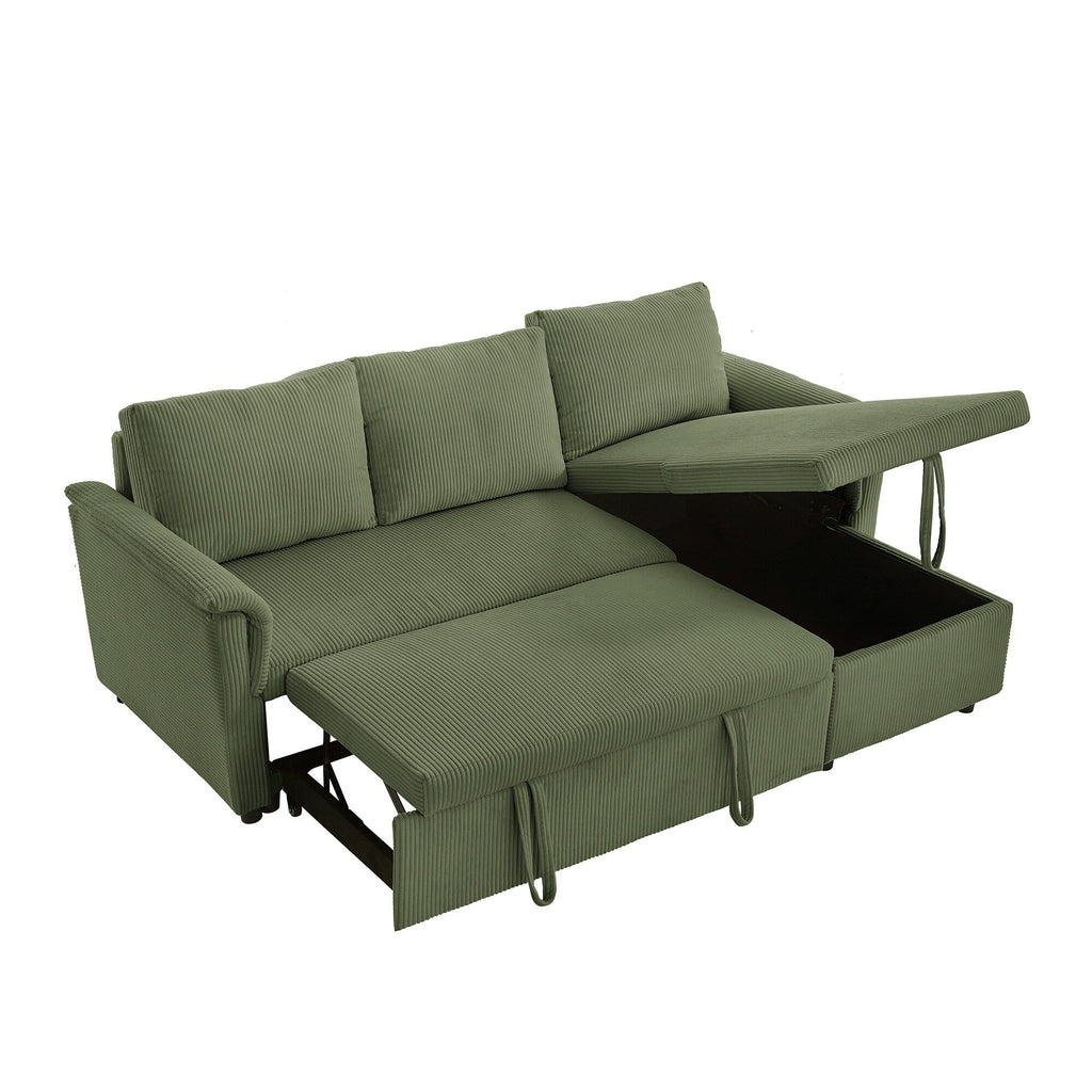 Canapé deux places avec méridienne, canapé d'angle modulable convertible avec méridienne de rangement
