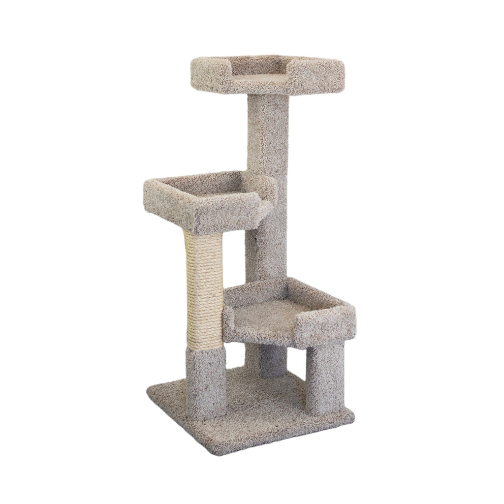 Nouveaux condos pour chats à 3 niveaux en bois massif et moquette, arbre à chat