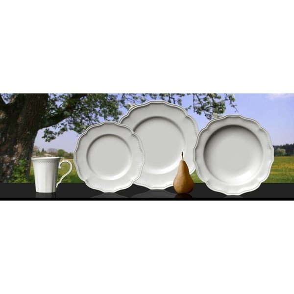 Service de table 16 pièces Red Vanilla Classic White
