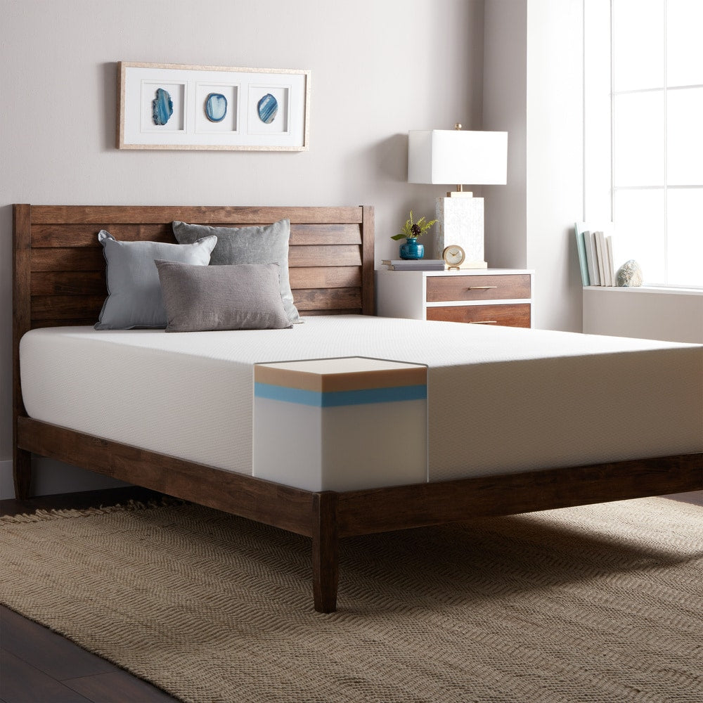 Matelas Select Luxury de 35,5 cm (14 pouces) en mousse à mémoire de forme mi-ferme avec gel et technologie rafraîchissante