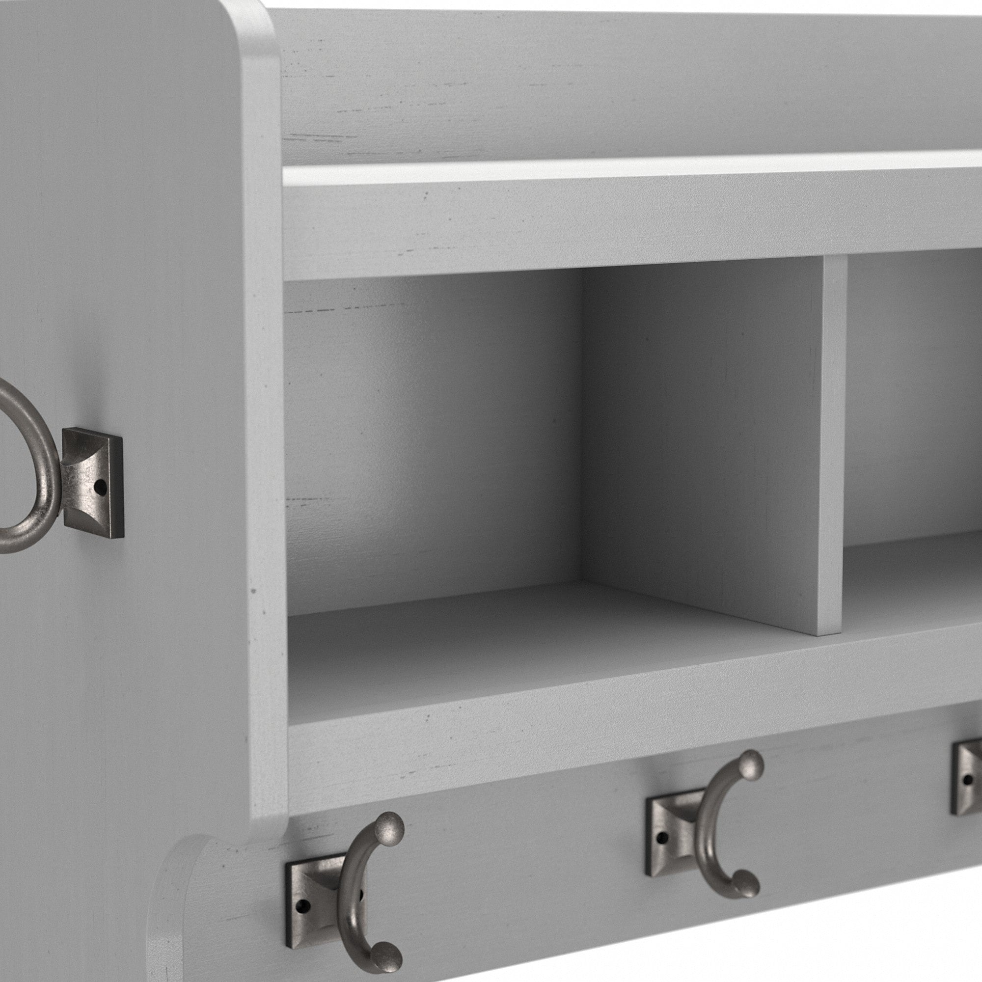 Porte-manteau mural Woodland 40W avec étagère par Bush Furniture